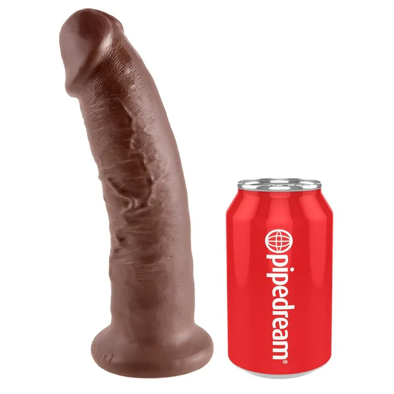 King Cock Pene de 9 - Color Marrón · KING COCK · Dildos — photo 3