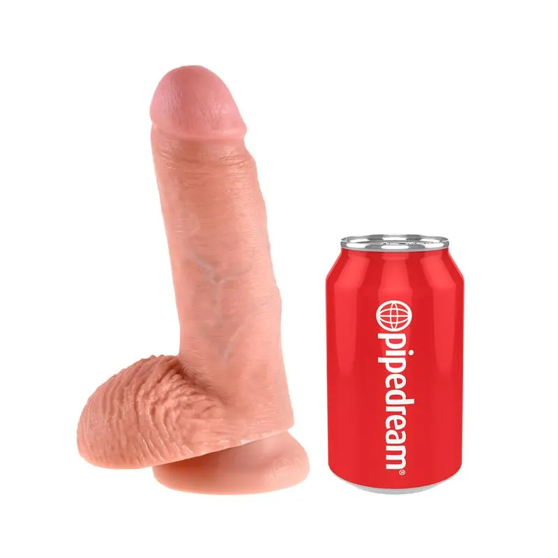 King Cock Pene con Testículos de 7 - Color Natural · KING COCK · Dildos — photo 3