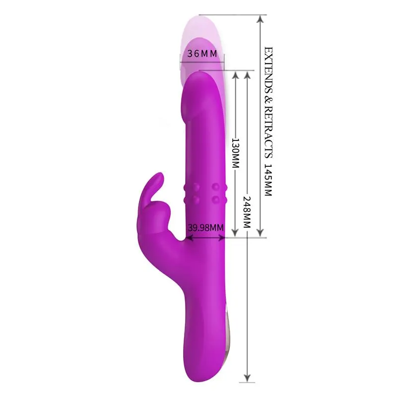 Reese Vibrador con Bolas Internas y Thrusting USB · PRETTYLOVE · Vibradores — Foto 9