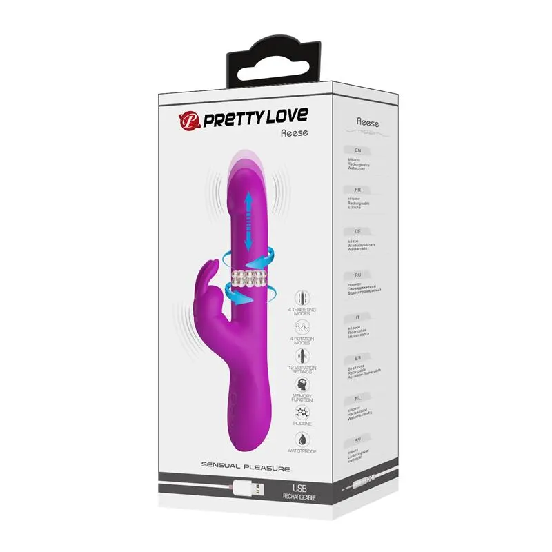 Reese Vibrador con Bolas Internas y Thrusting USB · PRETTYLOVE · Vibradores — Foto 10