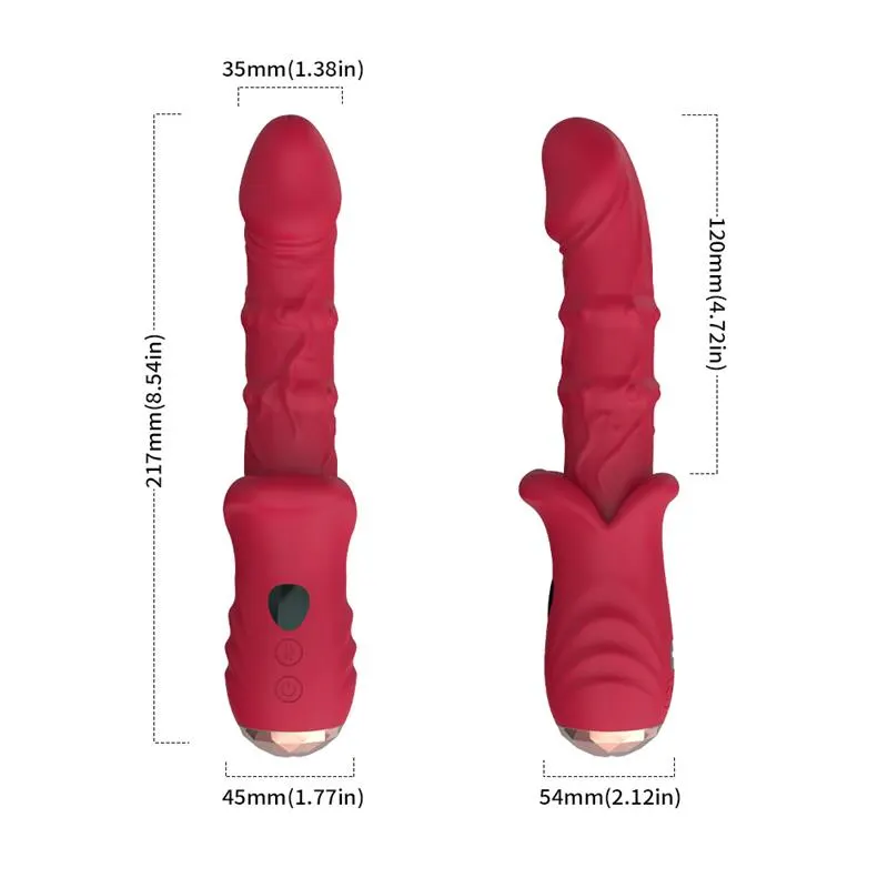Vibrador con Calor y Movimiento Vertical con Pantalla Digital · URBAN SKY · Vibradores — photo 10