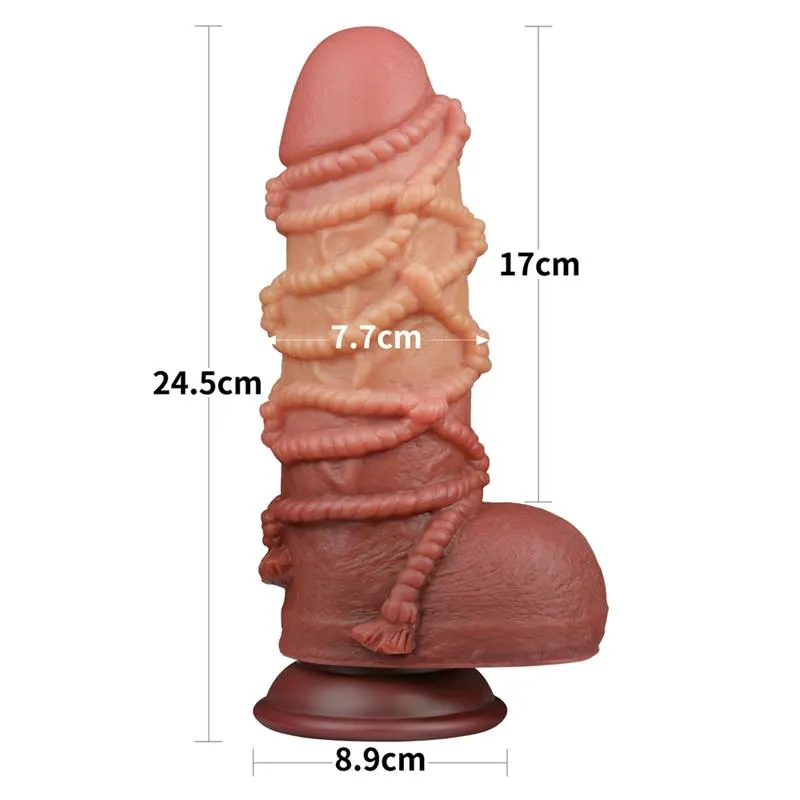 Dildo Dual Layer Tamaño King Nature 9.5 · LOVETOY · Dildos — Foto 11