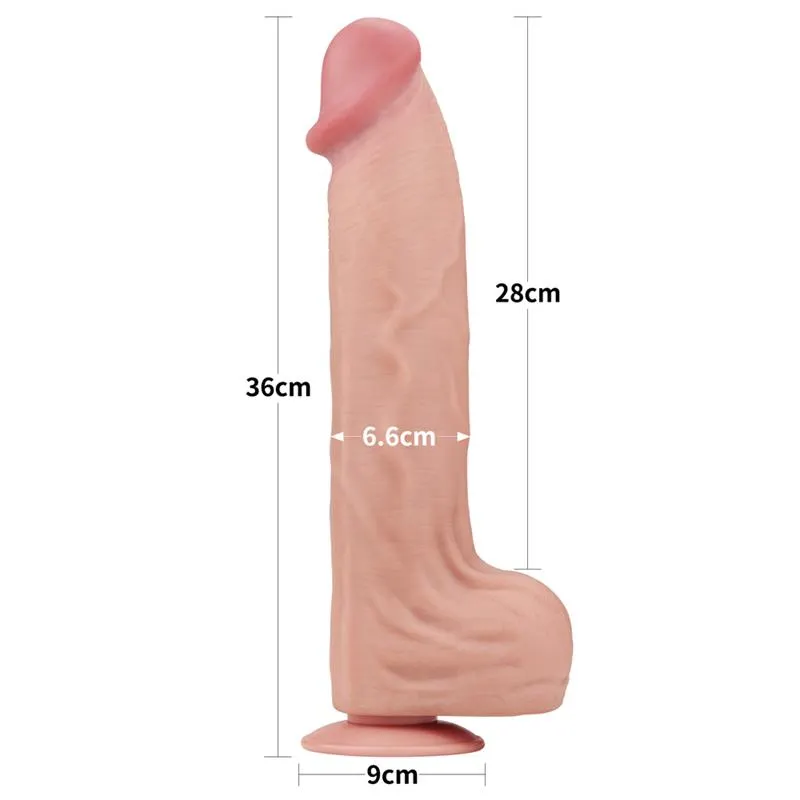 Dildo Dual Layer Piel Retractil 14 · LOVETOY · Dildos — Foto 10