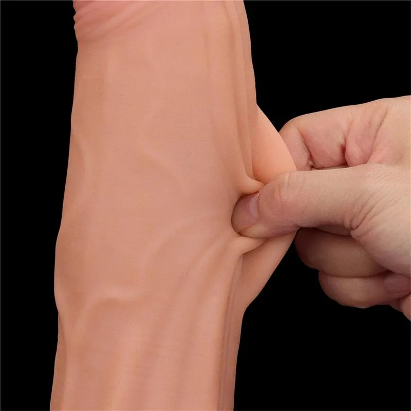 Dildo Dual Layer Piel Retractil 12 · LOVETOY · Dildos — Foto 3
