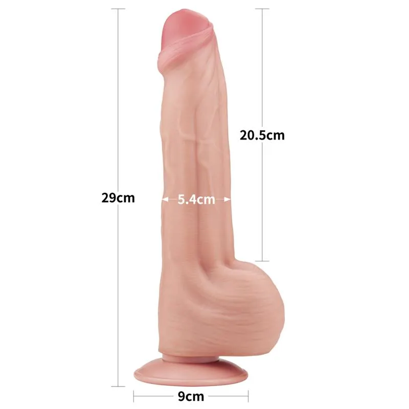 Dildo Dual Layer Piel Retractil 11.5 · LOVETOY · Dildos — photo 10