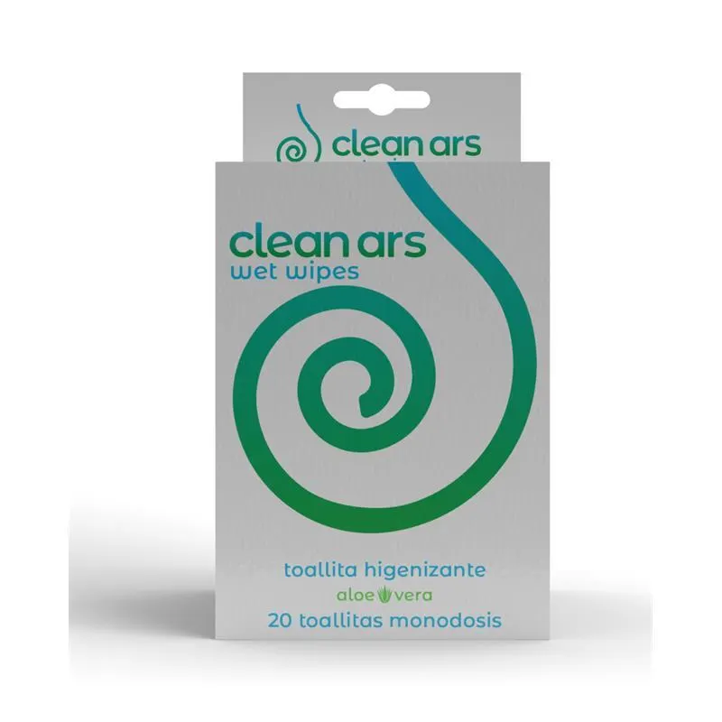 Toallitas Higiénicas AloeVera 20 x 4ml · BODY ARS · Cuidado Íntimo y Masaje