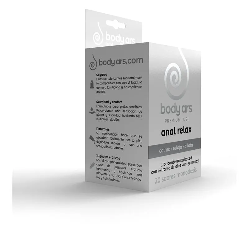 Monodosis Gel Relajante Anal Base Agua 20 x 4 ml · BODY ARS · Lubricantes — photo 3
