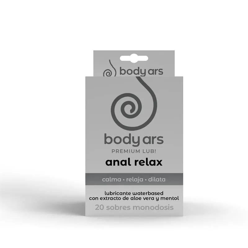 Monodosis Gel Relajante Anal Base Agua 20 x 4 ml · BODY ARS · Lubricantes
