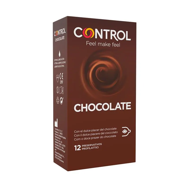 Chocolate 12 uds · CONTROL · Lubricantes