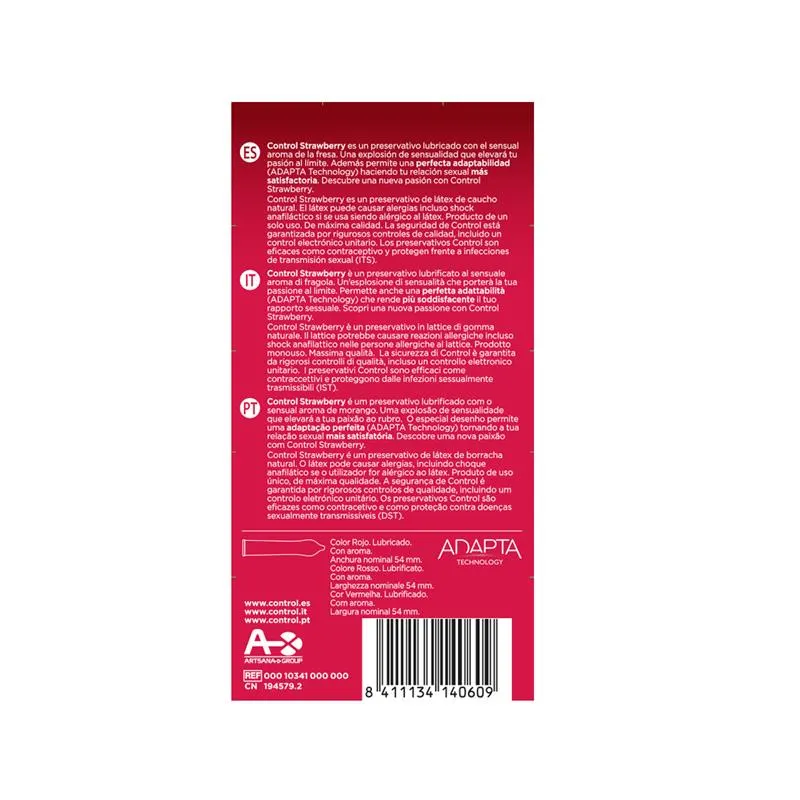Strawberry 12 uds · CONTROL · Lubricantes — Foto 3