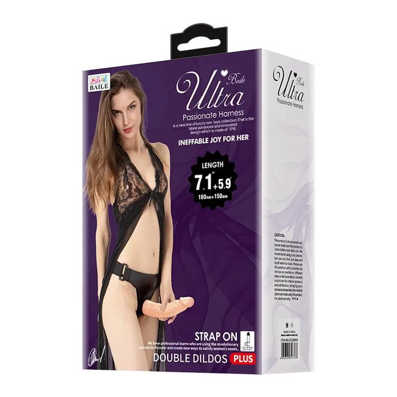 Arnés con Dildo Doble 7.1 + 5.9 · PRETTYLOVE · Dildos — photo 6