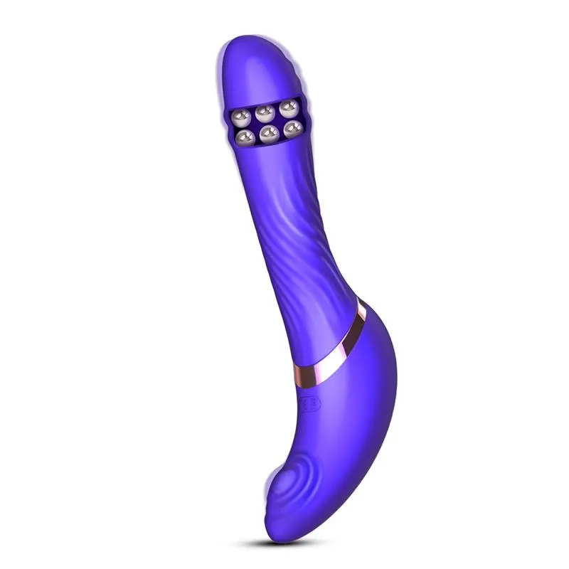 Rayden Vibrador con Pulsación y Bolas Internas Desmontable Dos Posiciones · ACTION · Estimuladores de Clítoris — photo 2