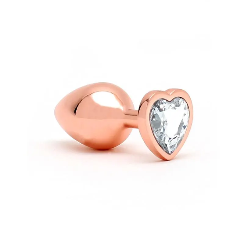 Plug Anal con Joya en Forma de Corazón Pisa Rose Gold · RIMBA TOYS · Anal — photo 2