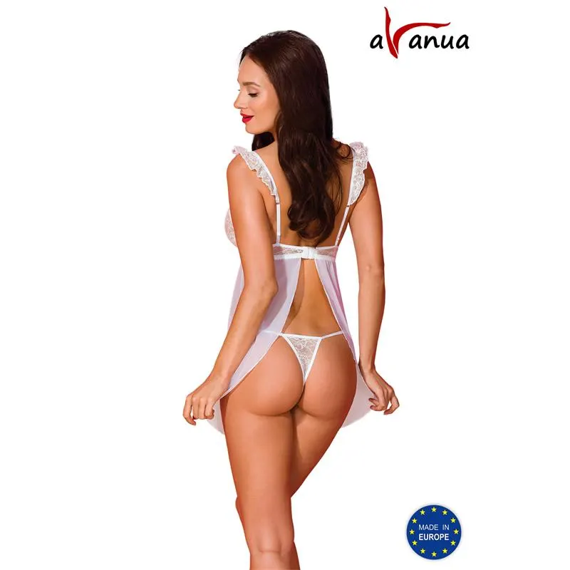 Milagros Chemise y Tanga Blanco · S/M · AVANUA · Conjuntos y Bodies — photo 2