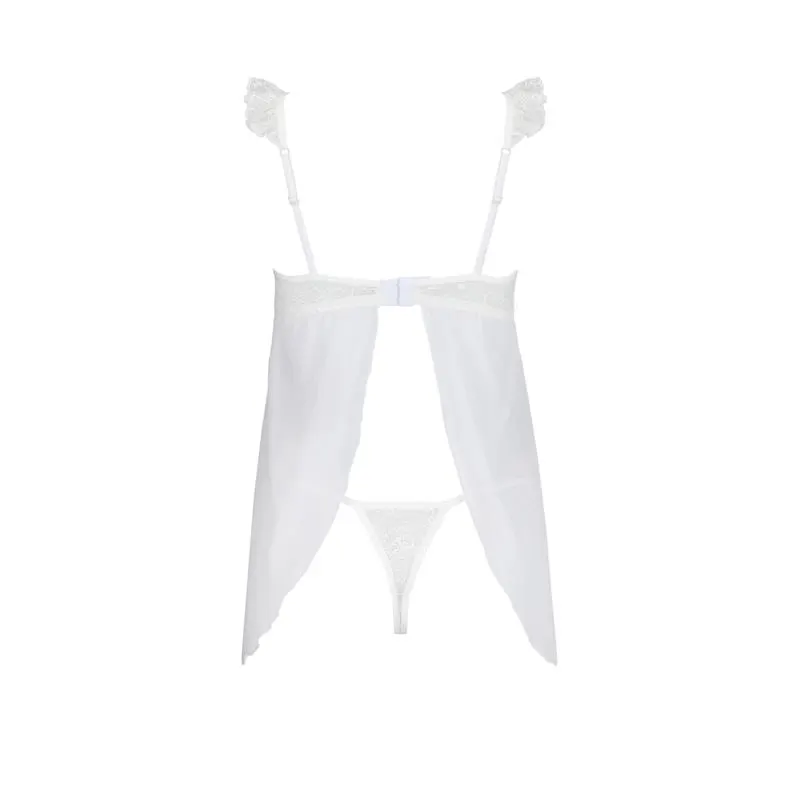 Milagros Chemise y Tanga Blanco · S/M · AVANUA · Conjuntos y Bodies — photo 4