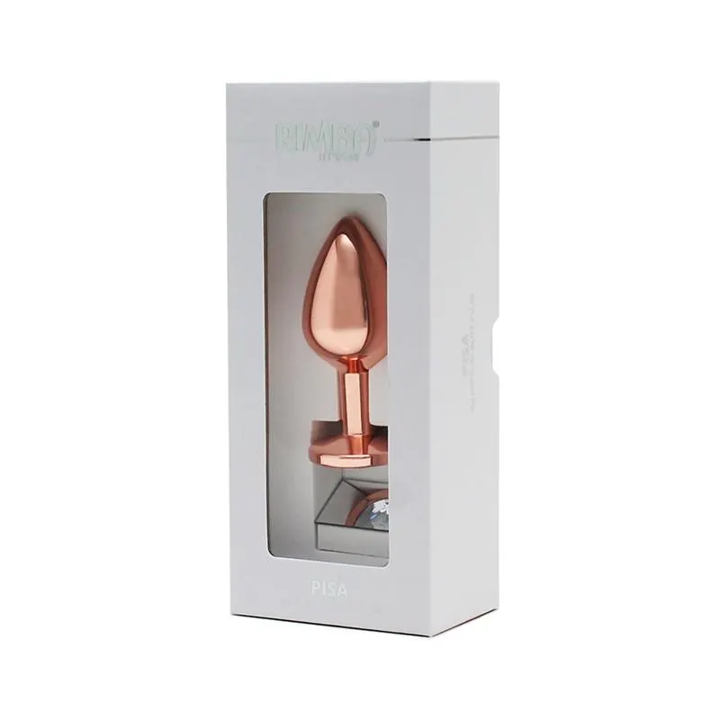 Plug Anal con Joya Pisa Rose Gold · RIMBA TOYS · Anal — photo 4