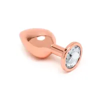 Plug Anal con Joya Pisa Rose Gold · RIMBA TOYS · Anal