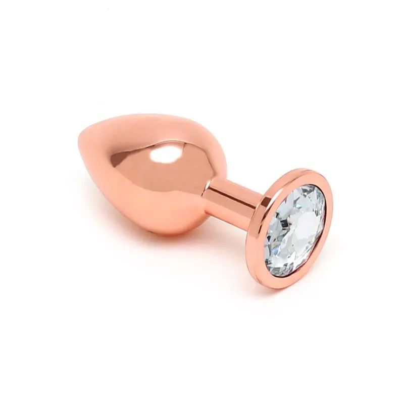 Plug Anal con Joya Pisa Rose Gold · RIMBA TOYS · Anal