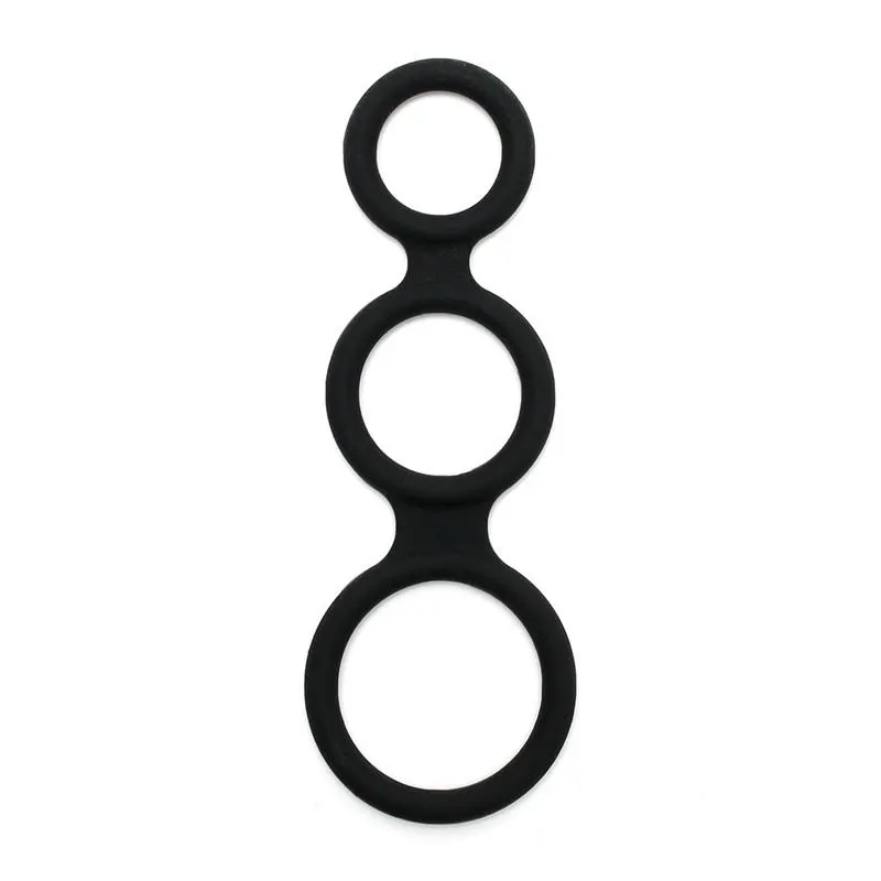 Anillo Triple Silicona · LATEX PLAY · Anillos para el Pene
