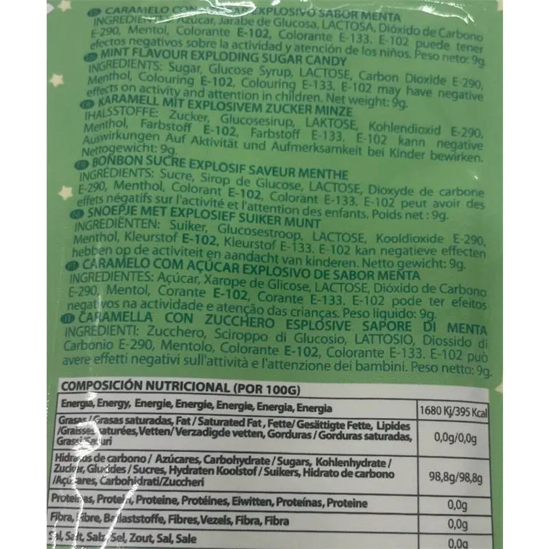 Caramelos Explosivos Sexo Oral Popping Candies Unidad Sabor Menta · SECRET PLAY · Accesorios y Sets — Foto 7