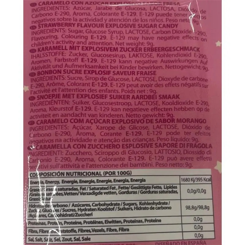 Caramelos Explosivos Sexo Oral Popping Candies Unidad Sabor Fresa · SECRET PLAY · Accesorios y Sets — Foto 8