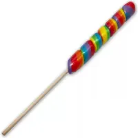 Piruleta Pirulo Bandera LGBT 100gr · DIVERTY SEX · Línea LGBT+
