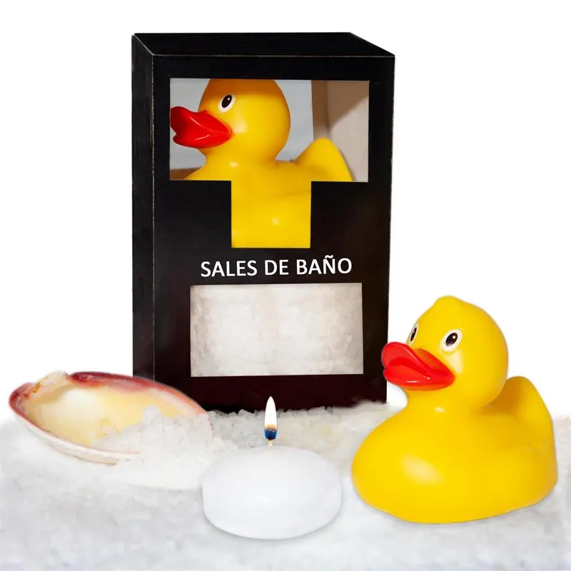 Set Sales Baño Aroma Coco Pato, Vela y Concha 150 gr · DIVERTY SEX · Cuidado Íntimo y Masaje