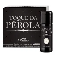 Loción de Masaje y Collar de Perlas Toque da Perola · HOT FLOWERS · Cuidado Íntimo y Masaje