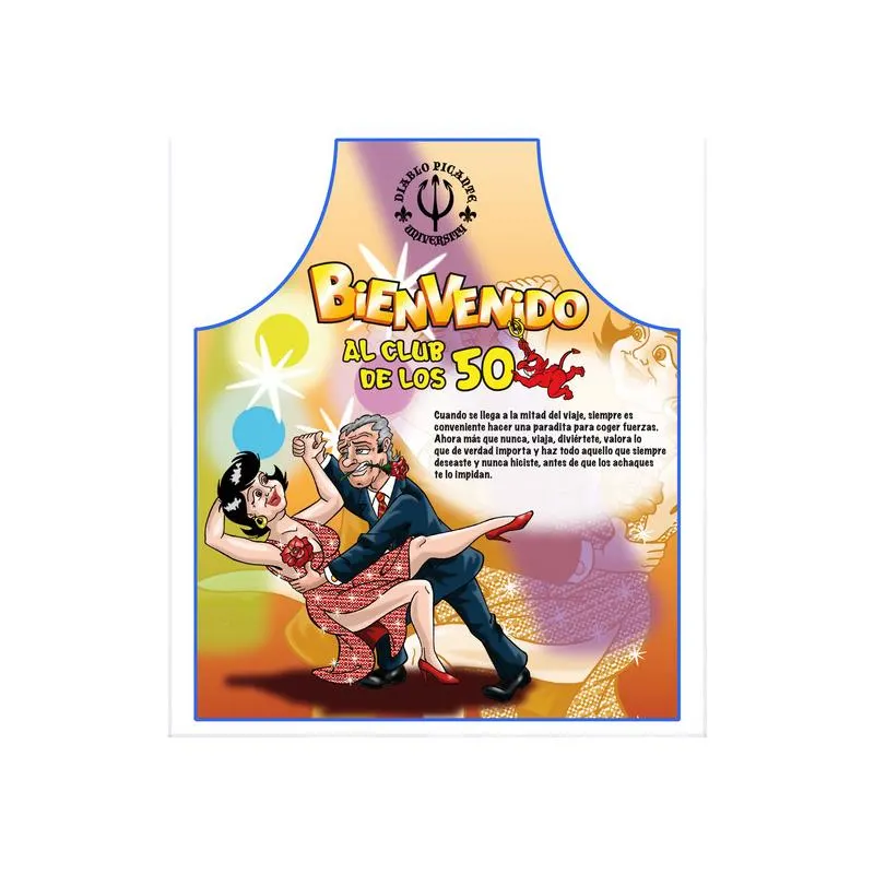 Delantal 50 Cumpleaños · DIVERTY SEX · Juegos y Complementos Divertidos