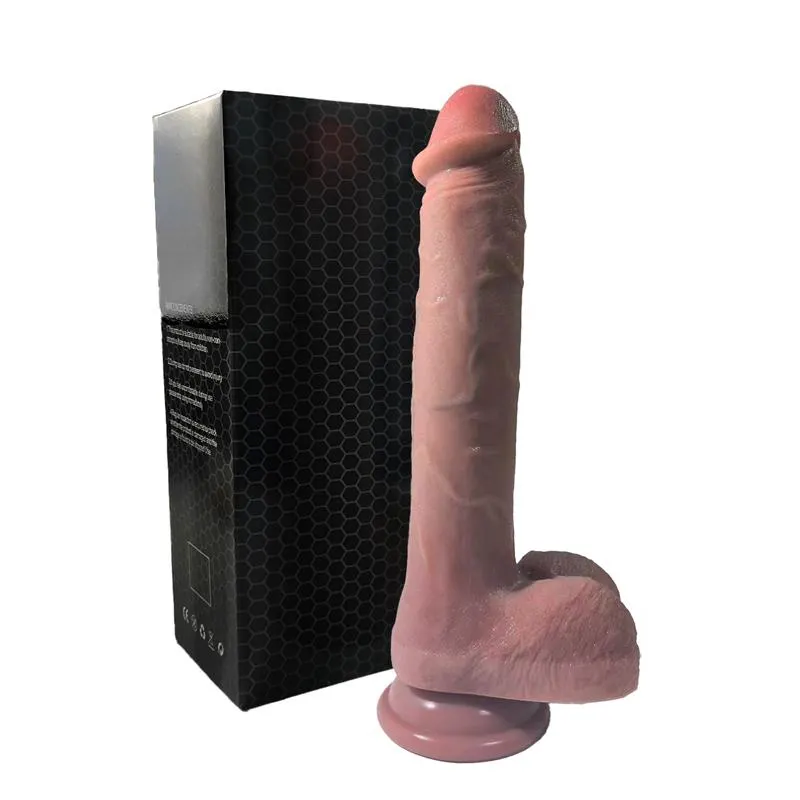 Dildo con vibración, Thrusting y Calor 28 cm · URBAN SKY · Dildos — Foto 3