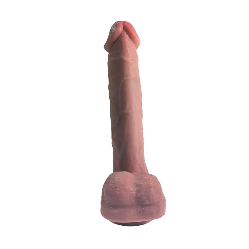 Dildo con vibración, Thrusting y Calor 28 cm · URBAN SKY · Dildos — Foto 4