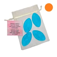 Set de 4 Mini Jabones en Forma de Vagina Naranja Aromatizados · DIVERTY SEX · Juegos y Complementos Divertidos
