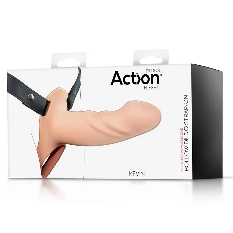 Arnés Strap-on con Dildo Hueco Silicona Premium Talla L · ACTION · Dildos — photo 10