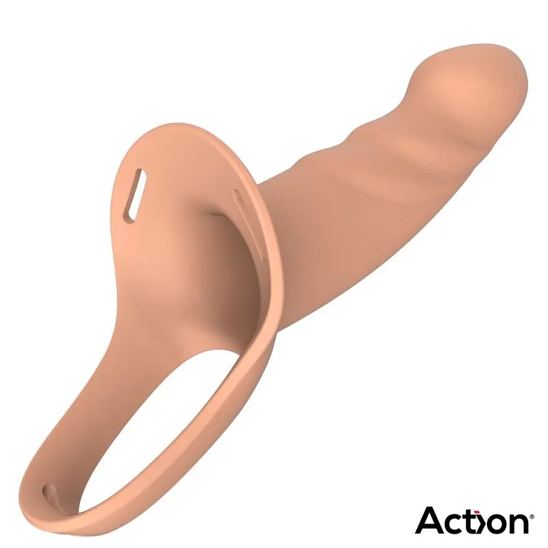 Arnés Strap-On con Dildo Hueco Silicona Premium Talla S · ACTION · Dildos — Foto 5