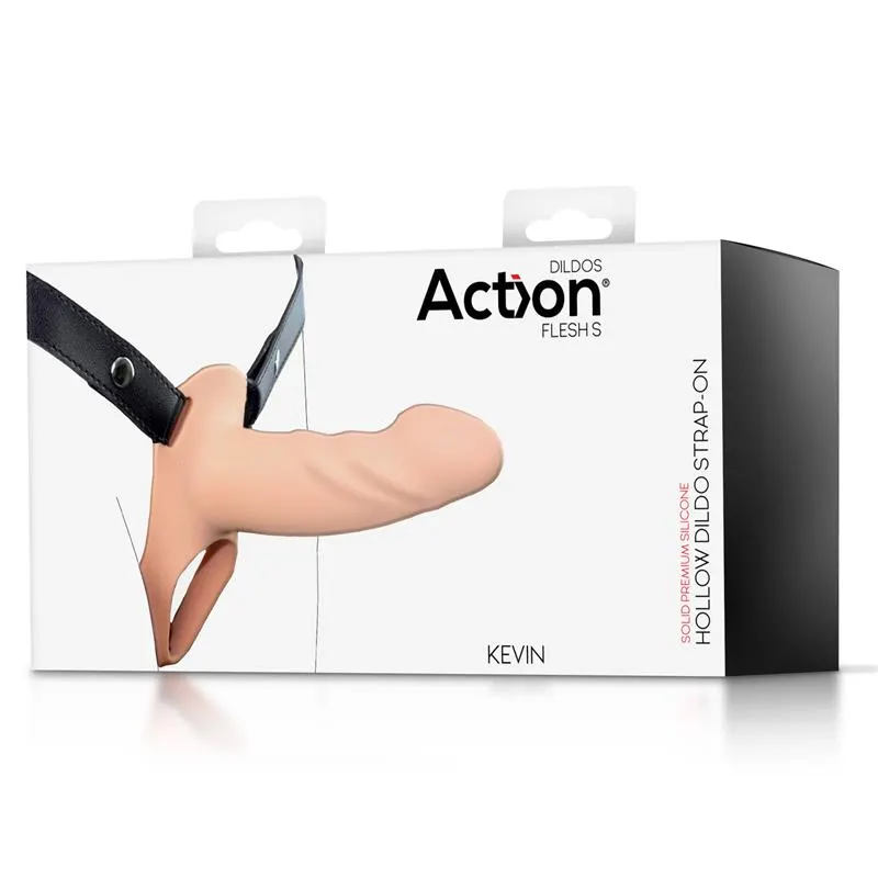 Arnés Strap-On con Dildo Hueco Silicona Premium Talla S · ACTION · Dildos — Foto 10