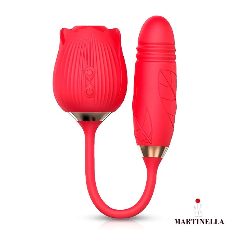 Rosa con Succión con huevo con Thrusting USB · MARTINELLA · Huevos y Balas Vibradoras — Foto 2