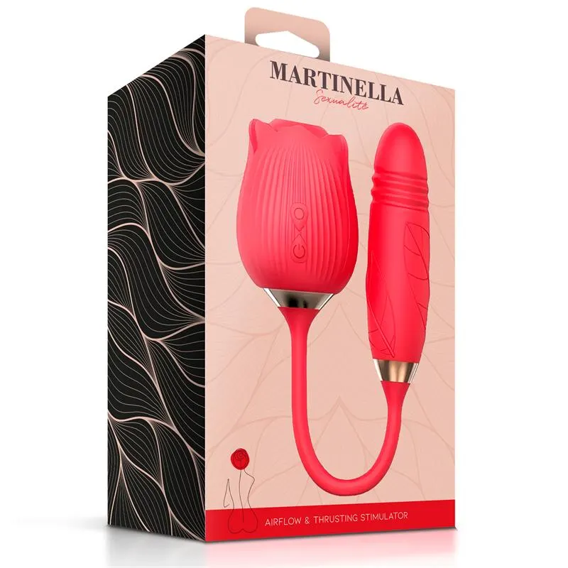 Rosa con Succión con huevo con Thrusting USB · MARTINELLA · Huevos y Balas Vibradoras — Foto 7