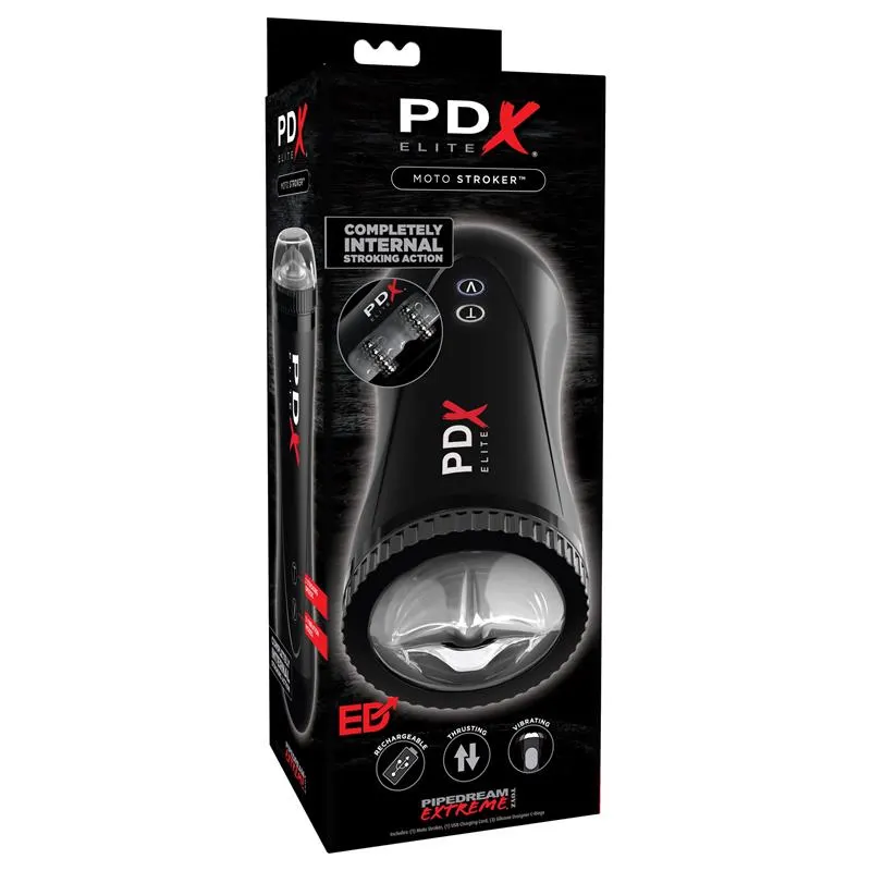 Masturbador Masculino Boca Moto Stroker · PDX ELITE · Masturbadores Él — Foto 9