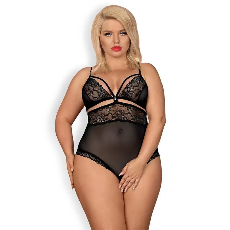 838-TED-1 Bodysuit Negro · S/M · OBSESSIVE · Conjuntos y Bodies — photo 2