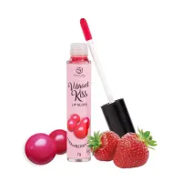 Lip Gloss Vibrant Kiss Sabor Chicle de fresa · SECRET PLAY · Lubricantes