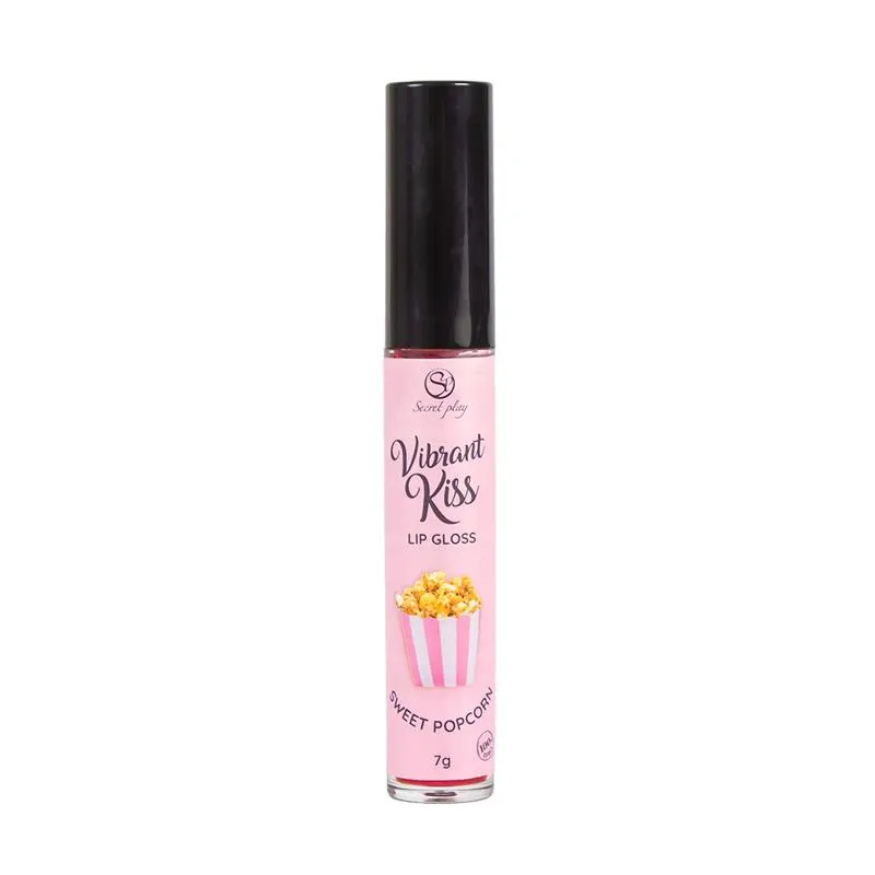 Lip Gloss Vibrant Kiss Sabor Palomitas Dulces · SECRET PLAY · Lubricantes — Foto 3
