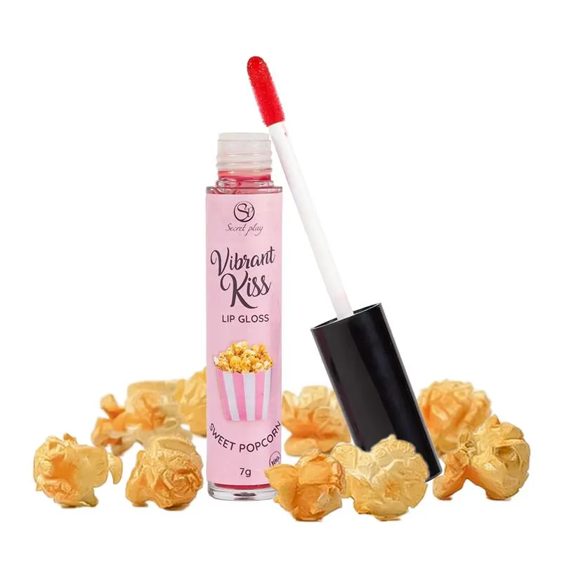 Lip Gloss Vibrant Kiss Sabor Palomitas Dulces · SECRET PLAY · Lubricantes