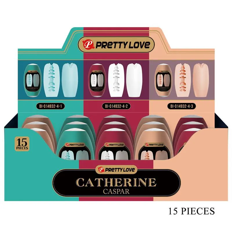 Caspar Display 15 Mangas Masturbadoras · PRETTYLOVE · Accesorios y Sets