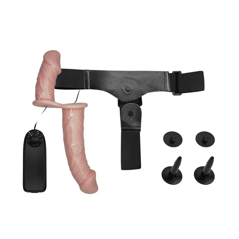 Arnés Dildo Doble con Vibración Natural · BAILE · Dildos — Foto 5
