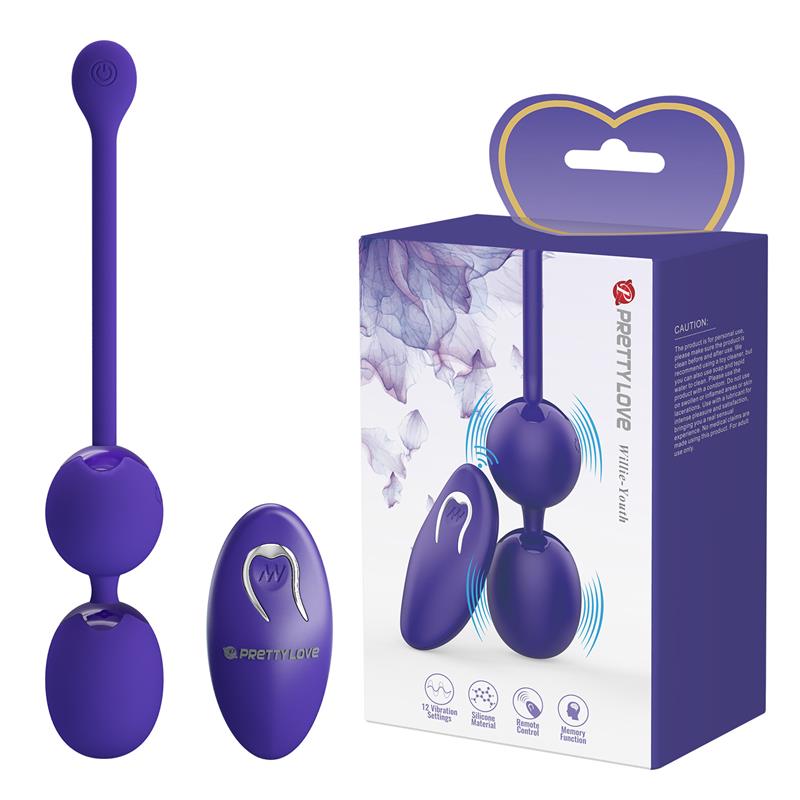 Willie Youth Kegel-Kugeln mit Vibration und Fernbedienung