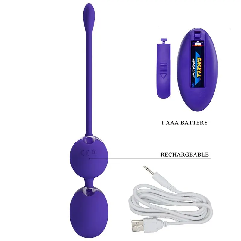 Willie Youth Bolas Kegel con Vibración y Control Remoto · PRETTYLOVE · Bolas Chinas y Salud Femenina — photo 9
