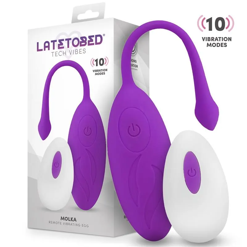 Molka Huevo Vibrador con Control Remoto · LATETOBED · Huevos y Balas Vibradoras