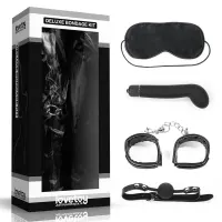 Kit Bondage con Vibrador: Esposas, Mordaza y Antifaz · LOVETOY · LOVETOY · Accesorios BDSM y Fetish