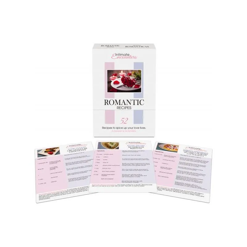 Kit de Parejas Intimate Encounters Romantic Recipes (EN ES) · KHEPER GAMES · Juegos y Complementos Divertidos