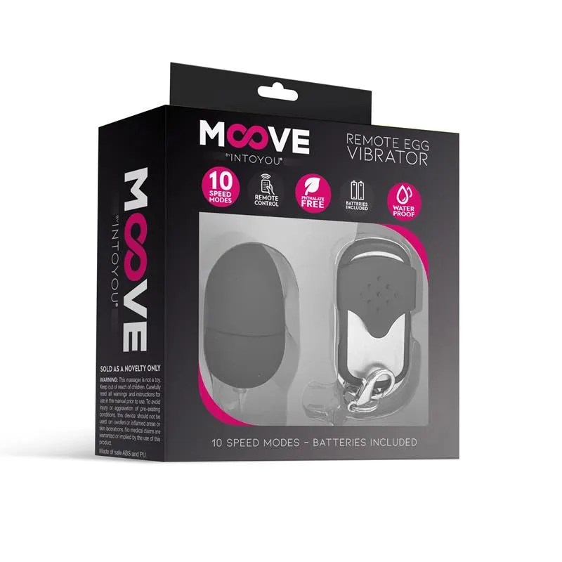 Huevo Vibrador con Control Remoto Mini Negro · MOOVE · Huevos y Balas Vibradoras — photo 2